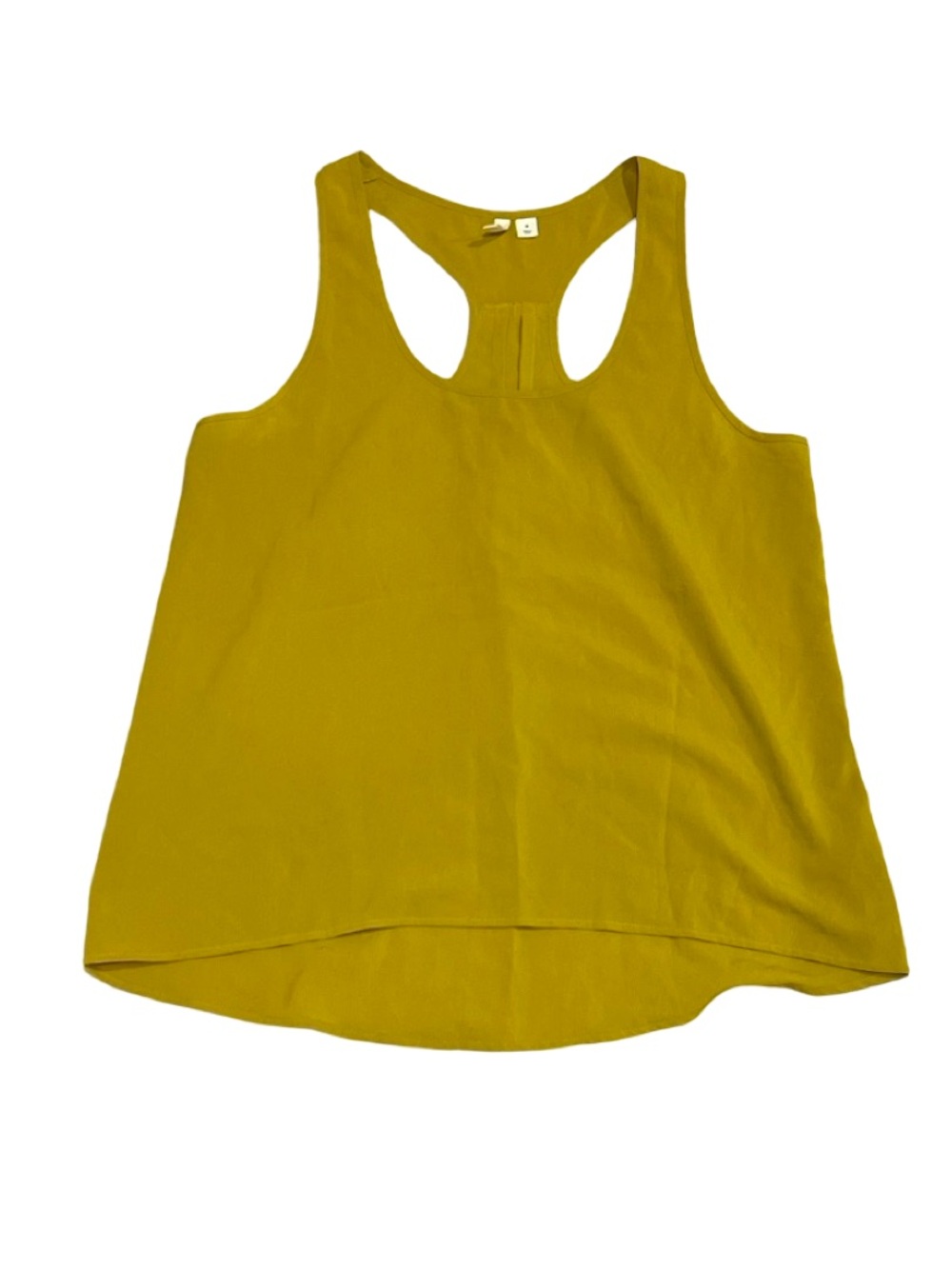 Frenchi silky racerback hi-low tank